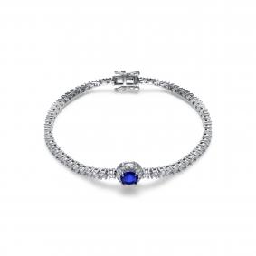 Серебряный браслет KABAROVSKY K4-9178-40800 с фианитом K4-9178-40800 фото