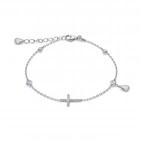 Серебряный браслет KABAROVSKY K4-9184-7900 с фианитом K4-9184-7900 фото