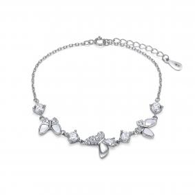 Серебряный браслет KABAROVSKY K4-9252-7900 с фианитом и перламутром K4-9252-7900 фото