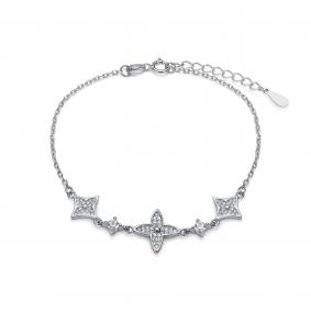 Серебряный браслет KABAROVSKY K4-9258-7900 с фианитом K4-9258-7900 фото