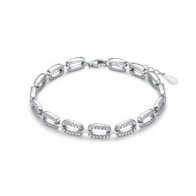 Серебряный браслет KABAROVSKY K4-9266-7900 с фианитом K4-9266-7900 фото