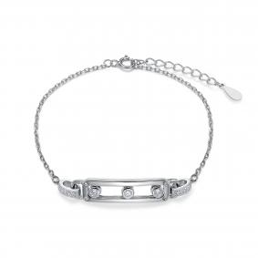 Серебряный браслет KABAROVSKY K4-9268-7900 с фианитом K4-9268-7900 фото
