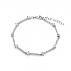 Серебряный браслет KABAROVSKY K4-9271-7900 с фианитом K4-9271-7900 фото