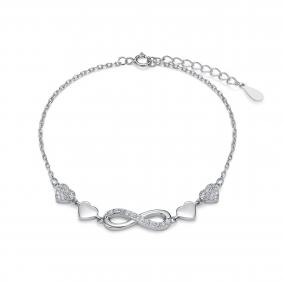 Серебряный браслет KABAROVSKY K4-9274-7900 с фианитом K4-9274-7900 фото