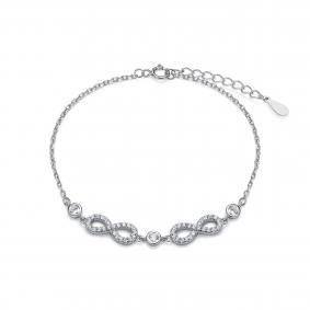 Серебряный браслет KABAROVSKY K4-9285-7900 с фианитом K4-9285-7900 фото