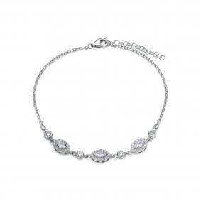 Серебряный браслет KABAROVSKY K4-9294-7900 с фианитом K4-9294-7900 фото