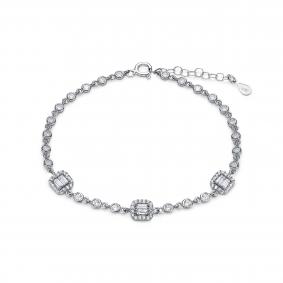 Серебряный браслет KABAROVSKY K4-9298-7900 с фианитом K4-9298-7900 фото