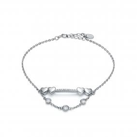 Серебряный браслет KABAROVSKY K4-9316-7900 с фианитом K4-9316-7900 фото