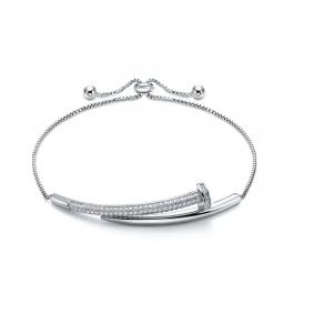 Серебряный браслет KABAROVSKY K4-9336-7900 с фианитом K4-9336-7900 фото