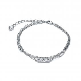 Серебряный браслет KABAROVSKY K4-9356-7900 с фианитом K4-9356-7900 фото
