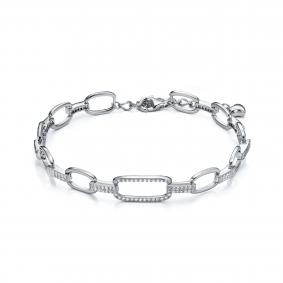 Серебряный браслет KABAROVSKY K4-9360-7900 с фианитом K4-9360-7900 фото