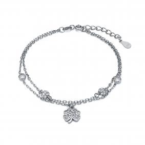 Серебряный браслет KABAROVSKY K4-9369-7900 с фианитом K4-9369-7900 фото