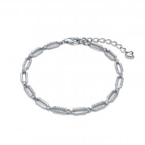 Серебряный браслет KABAROVSKY K4-9370-7900 с фианитом K4-9370-7900 фото