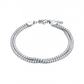 Серебряный браслет KABAROVSKY K4-9380-7900 с фианитом K4-9380-7900 фото