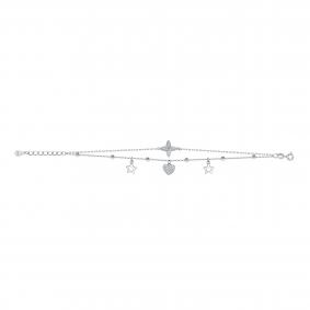 Серебряный браслет KABAROVSKY K4-9392-7900 с фианитом K4-9392-7900 фото