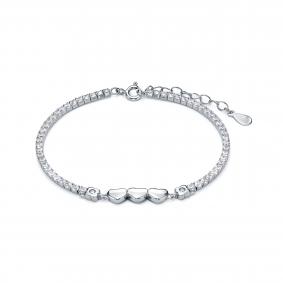Серебряный браслет KABAROVSKY K4-9393-7900 с фианитом K4-9393-7900 фото