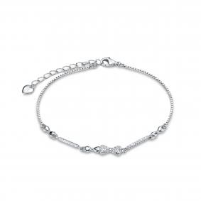 Серебряный браслет KABAROVSKY K4-9403-7900 с фианитом K4-9403-7900 фото