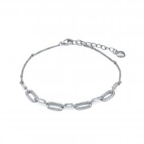Серебряный браслет KABAROVSKY K4-9404-7900 с фианитом K4-9404-7900 фото
