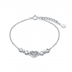 Серебряный браслет KABAROVSKY K4-9408-7900 с фианитом K4-9408-7900 фото