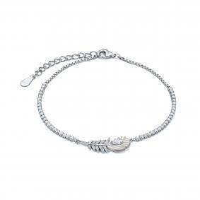 Серебряный браслет KABAROVSKY K4-9418-6200 с фианитом, эмалью и перламутром K4-9418-6200 фото