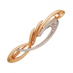 Золотая брошь KABAROVSKY K5-0002-1000 с бриллиантом K5-0002-1000 фото