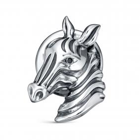 Серебряная брошь Символ года Лошадь KABAROVSKY K5-131-0089 K5-131-0089 фото