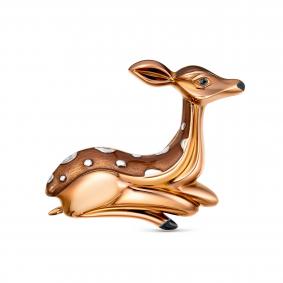 Брошь из золочёного серебра KABAROVSKY K5-134-0001 с эмалью K5-134-0001 фото