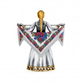 Серебряная брошь KABAROVSKY K5-233-0057 с эмалью K5-233-0057 фото