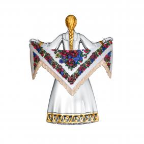 Серебряная брошь KABAROVSKY K5-233-0090 с эмалью K5-233-0090 фото