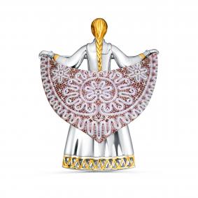 Брошь из лимонного серебра KABAROVSKY K5-244-0048 с эмалью K5-244-0048 фото