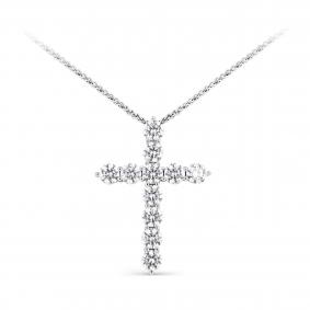 Колье-крест из серебра KABAROVSKY с фианитом K6-060-7900 K6-060-7900 фото