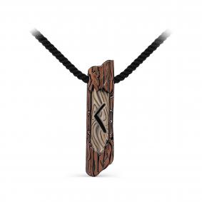 Текстильный шнурок-колье с декоративным элементом из серебра KABAROVSKY с керамикой K6-076-94085 K6-076-94085 фото