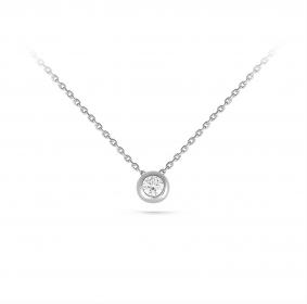 Колье из белого золота KABAROVSKY K6-1058-1000 с бриллиантом K6-1058-1000 фото