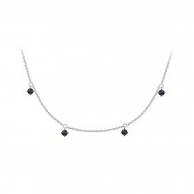 Колье из белого золота KABAROVSKY K6-1097-1100 с сапфиром K6-1097-1100 фото