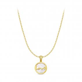 K6-7005-6287 Колье из серебра с перламутром Серебро 925° K6-7005-6287 фото