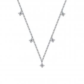 Серебряное колье KABAROVSKY K6-7015-7900 с фианитом K6-7015-7900 фото