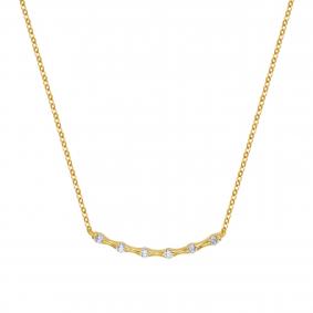 Колье из лимонного серебра KABAROVSKY K6-7018-7987 с фианитом K6-7018-7987 фото