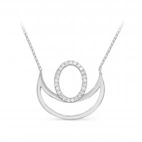 K6-9017-7900 Колье из серебра с фианитом Серебро 925° K6-9017-7900 фото