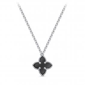 K6-9094-6700 Колье из серебра с ониксом Серебро 925° K6-9094-6700 фото