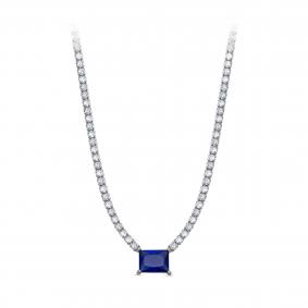 Серебряное колье KABAROVSKY K6-9107-40800 с фианитом K6-9107-40800 фото