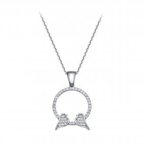 Серебряное колье KABAROVSKY K6-9110-7900 с фианитом K6-9110-7900 фото
