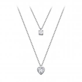 Серебряное колье KABAROVSKY K6-9116-7900 с фианитом K6-9116-7900 фото
