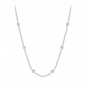 K6-9139-7900 Колье из серебра с фианитом Серебро 925° K6-9139-7900 фото