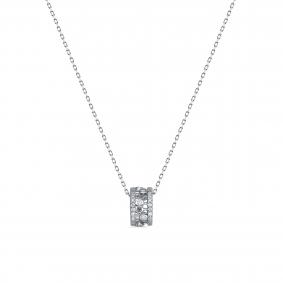 Серебряное колье KABAROVSKY K6-9158-7900 с фианитом K6-9158-7900 фото