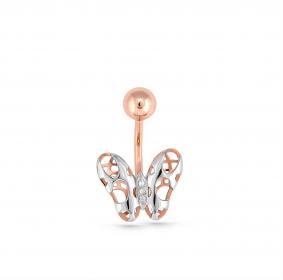 Золотой пирсинг KABAROVSKY K9-0001-1000 с бриллиантом K9-0001-1000 фото