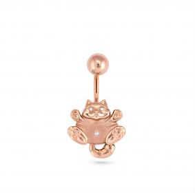 K9-0003-1000 Пирсинг из золота с бриллиантом Золото 585° K9-0003-1000 фото