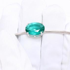 Серебряное колье ВЕРОНА Nq00001r с кварцем Nq00001r фото