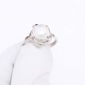 Серебряное кольцо ВЕРОНА Rp05041r с жемчугом Rp05041r фото