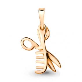 Подвеска из золочёного серебра AQUAMARINE А13477-п А13477-п фото