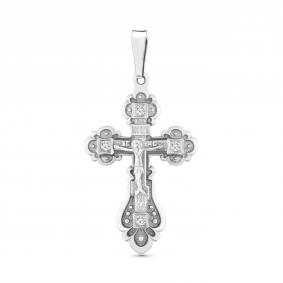 Серебряная подвеска AQUAMARINE А20452А с фианитом А20452А фото